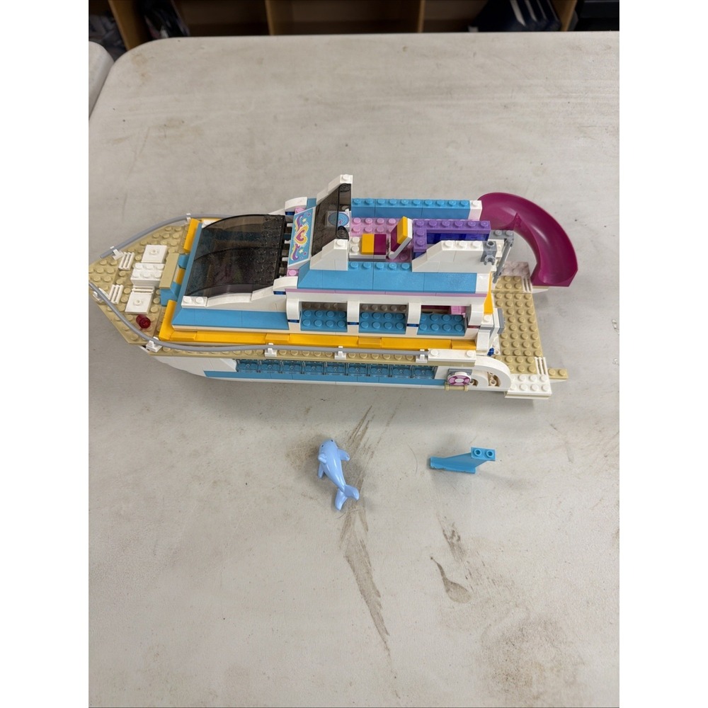 LEGO Friends 41015‎ Dolphin Cruiser Yacht Complete No Manual 2013 Retired